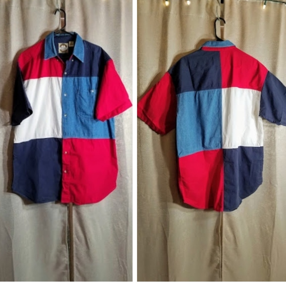 Texas Authentic Patriotic Short sleeve sz XL